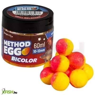 Benzar Method Egg Method Csali Krill & Belachan 12 Mm 60Ml Sárga-rózsaszín