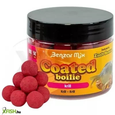 Benzár Coated Bojli 14Mm Krill 150Ml Rózsaszín