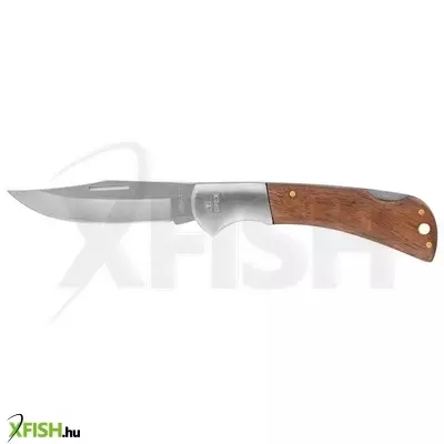 Neotools kés, összecsukható kés retesszel, 8cm penge, fa markolat