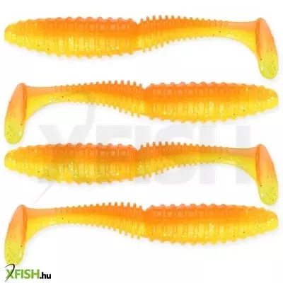 Reiva Zander Power Shad Gumihal Shiny Ornage 8cm 3.18g 4db/csomag