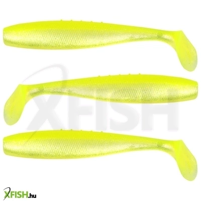 Reiva Flat Minnow Shad Gumihal Flash Lemonade 14cm 3db/csomag