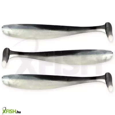 Reiva Flash Shad Gumihal Fekete Ezüst Flitter 12,5cm 9,35g 3db/csomag