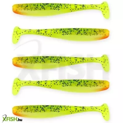 Reiva Flash Shad Gumihal Zöld Narancs Flitter 7,5cm 2,26g 5db/csomag