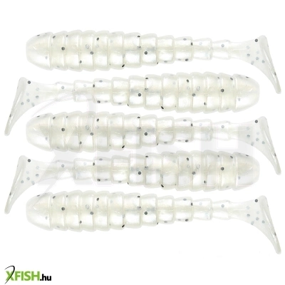 Reiva Stream Shad Gumihal Pearl White Dots 12.5cm 13.4g 5db/csomag