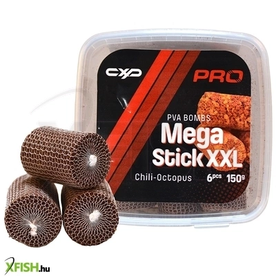 Carp Expert Pro Bombs Mega Pva Bomba Csili Polip Xxl-es 6db/csomag