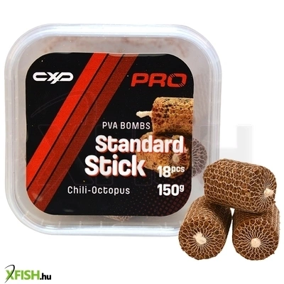 Carp Expert Pro Bombs Sticks Standard Pva Bomba Csili Polip 18db/csomag