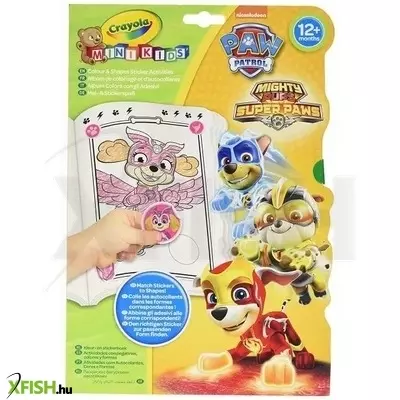 Crayola: Mancs őrjárat színező és matricázó füzet