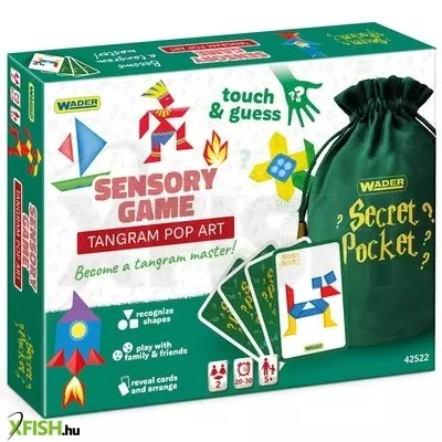 Wader play&fun titkos zseb tangram fejlesztő játék