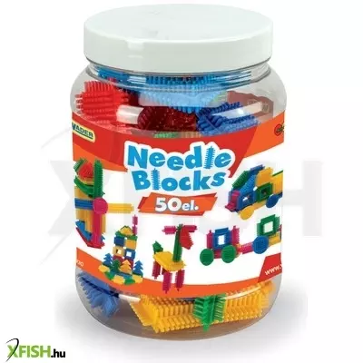 Wader tüskés építőelemek 50 db tároló edényben
