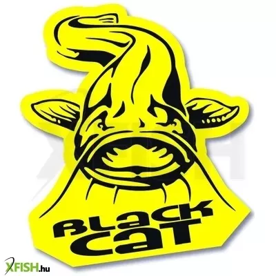 Black Cat Black Cat Catfish Sticker matrica 8,0Cm 7,0Cm