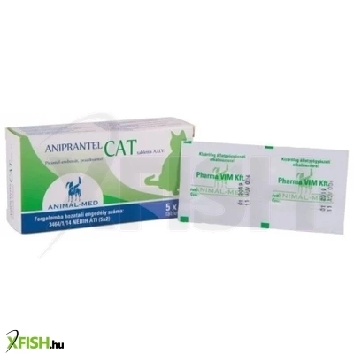 Aniprantel Cat Féreghajtó Tabletta Macsák Részére 10db/csomag