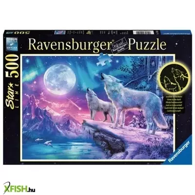 Ravensburger puzzle 500 db - az északi fény farkasa
