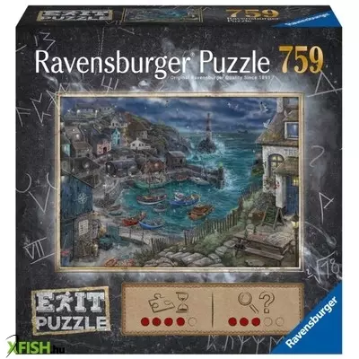 Ravensburger puzzle exit 759 db - a halászfalu