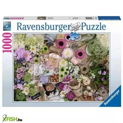 Ravensburger puzzle 1000 db - csodálatos virágszeretet