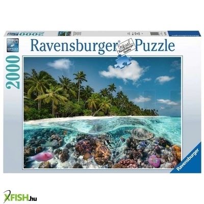 ravensburger puzzle 2000 db - merülj a maldív-szigeteken