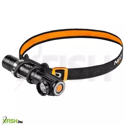 Neotools fejlámpa + zseblámpa 2az1-ben, tölthető USB 800lum creexml-t6 led, 10w