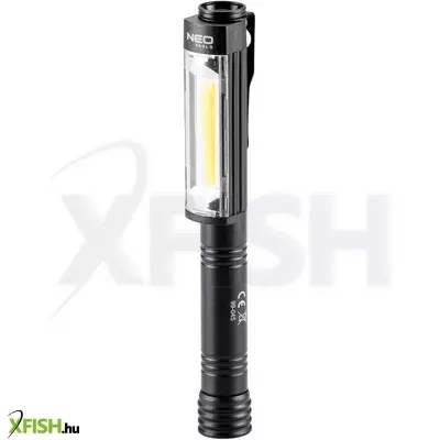 Neotools műhely-vizsgálólámpa, elemes 3xaa, 400lum cob led, 4w