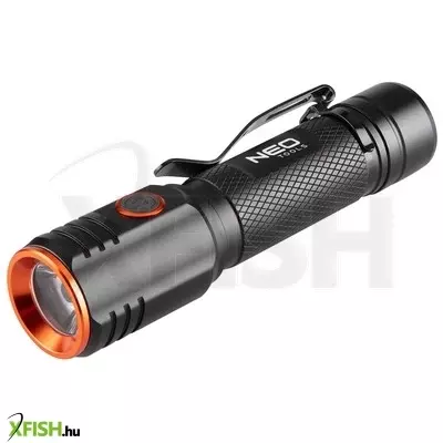 neotools zseblámpa, tölthető usb c, 2000lum chn led