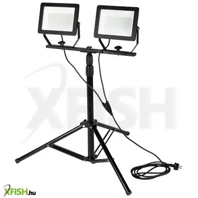 Neotools reflektor, állványos 230v/2x100w, 17000lum, smd led, max.1.8m