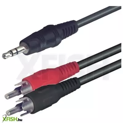Use bliszter audió kábel, 3,5 mm sztereó dugó-2 rca dugó 1,5 M