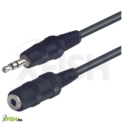 use bliszter audió kábel, 3,5 mm sztereó dugó-3,5 mm sztereó aljzat, 5 m