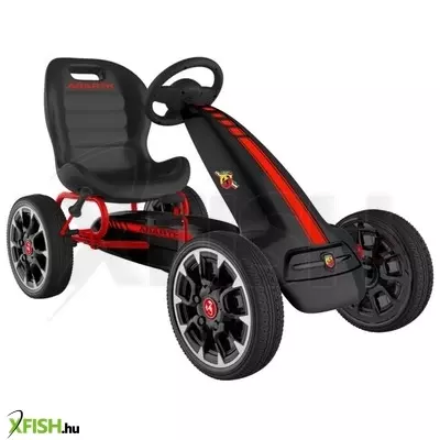 Hecht abarth-black - gokart fekete, 3-7 éves korig