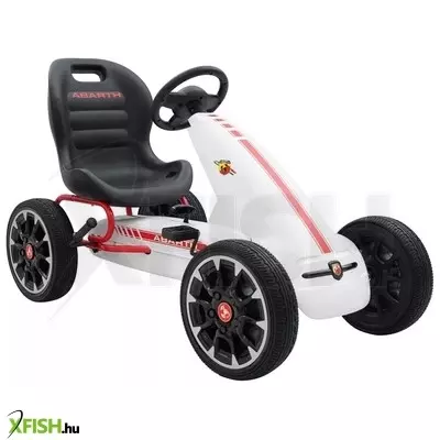 Hecht abarth-white - gokart fehér, 3-7 éves korig