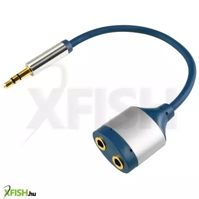 Use home ac 16m audió átalakító kábel, elosztó, 3,5mm sztereó dugó, 2 aljzat, 15cm
