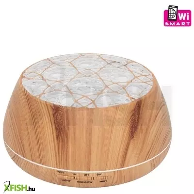 Home ad 400 wifi aromadiffúzor, bluetooth hangszóró, tuya smart kompatibilis, 400 ml kapacitás, önállóan is használható világítás, tartozék hálózati adapter