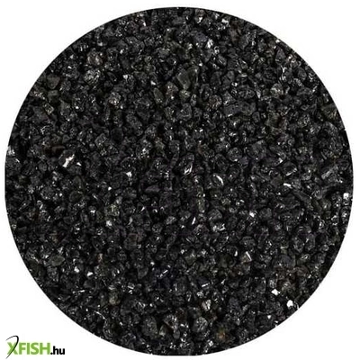 Aquadeco fekete csillámkvarc akváriumi aljzatkavics 750g, 1-1,5mm