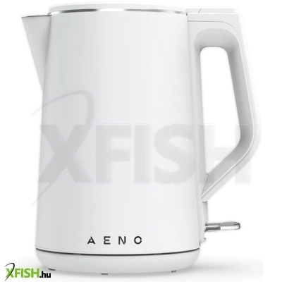 aeno aek0002 ek2 vízforraló, 2200 w, 1.5 liter kapacitás, dupla falú, led kijelzés, fehér