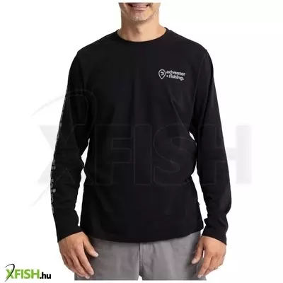 Adventer Hosszú Ujjú Póló Fekete L