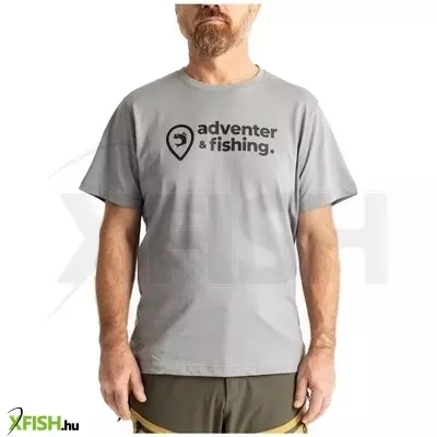 Adventer Rövid Ujjú Póló Titanium Xxl