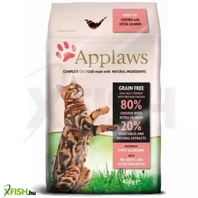 Applaws Cat Száraz Adult Csirke+Lazac 400g