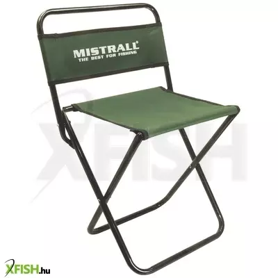 Mistrall összecsukható horgász szék zöld 59x38x30 cm