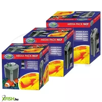 Aqua nova szűrőanyag csomag ncf-1000/1200/1500 külső szűrőkhöz