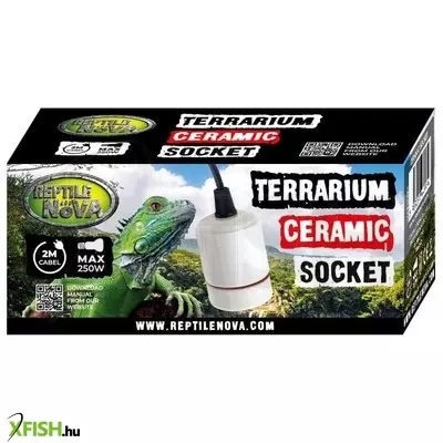 Reptile nova (aqua nova) reptile nova kerámia izzófoglalat terráriumba - max. 250w (e27)