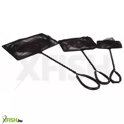 Aqua nova halháló műanyag nyéllel - fekete 12,5cm (5)