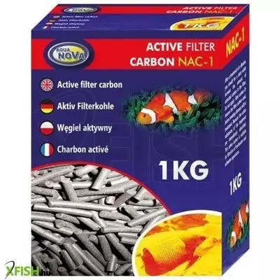 Aqua nova aktív szén akváriumi szűrőanyag - 1kg