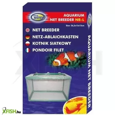 Aqua nova akváriumi halellető háló L - 27x15x15cm