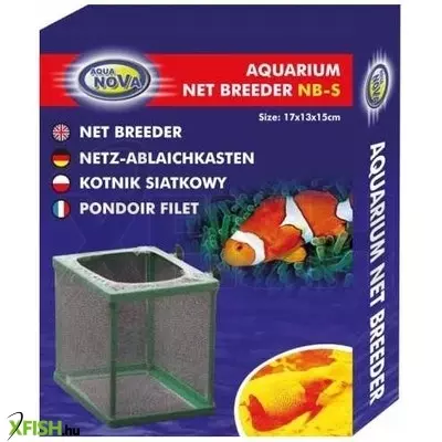 Aqua nova akváriumi halellető háló S - 17x13x15cm