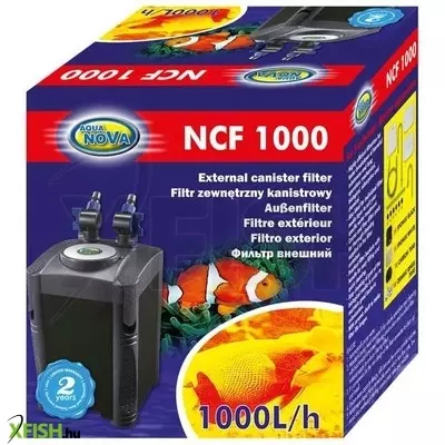 Aqua nova ncf-1000 akváriumi külső szűrő 1000l/h