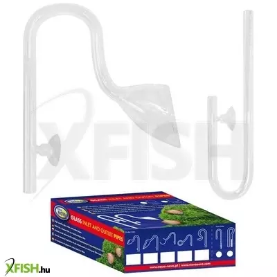 Aqua nova üveg szívó-nyomó pipa készlet akváriumi külső szűrőhöz 16/22mm