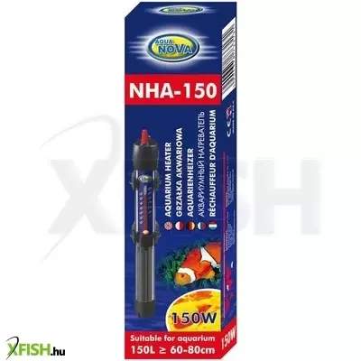 aqua nova automata akvárium fűtő 150w