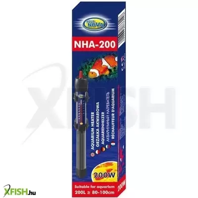 Aqua nova automata akvárium fűtő 200w