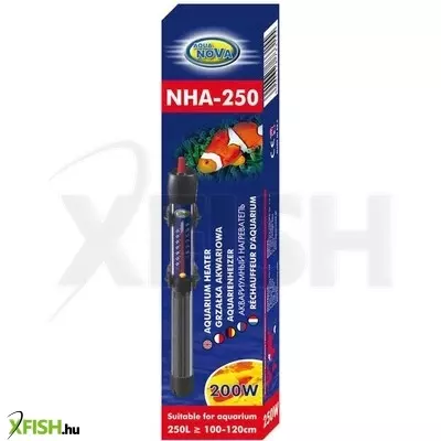 Aqua nova automata akvárium fűtő 250w
