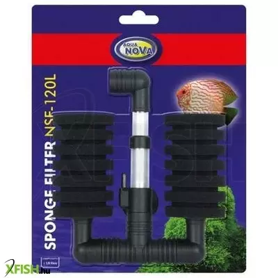 Aqua nova nsf-120l tapadókorongos akváriumi szivacsszűrő