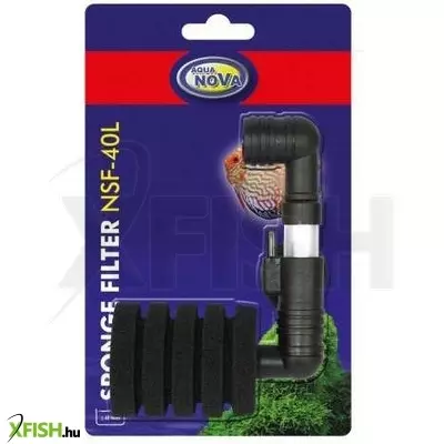 Aqua nova nsf-40l tapadókorongos akváriumi szivacsszűrő