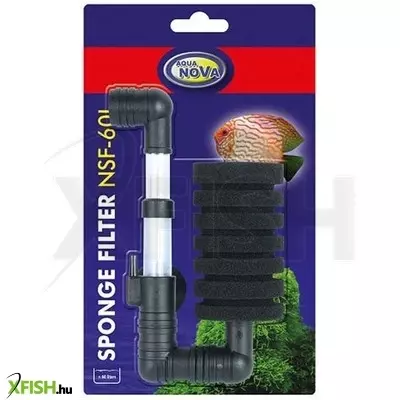 Aqua nova nsf-60l tapadókorongos akváriumi szivacsszűrő