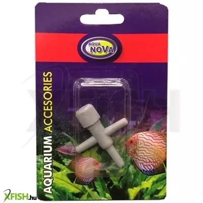 Aqua nova levegőelosztó tűszelepes szabályozóval akvárium levegőztetéshez